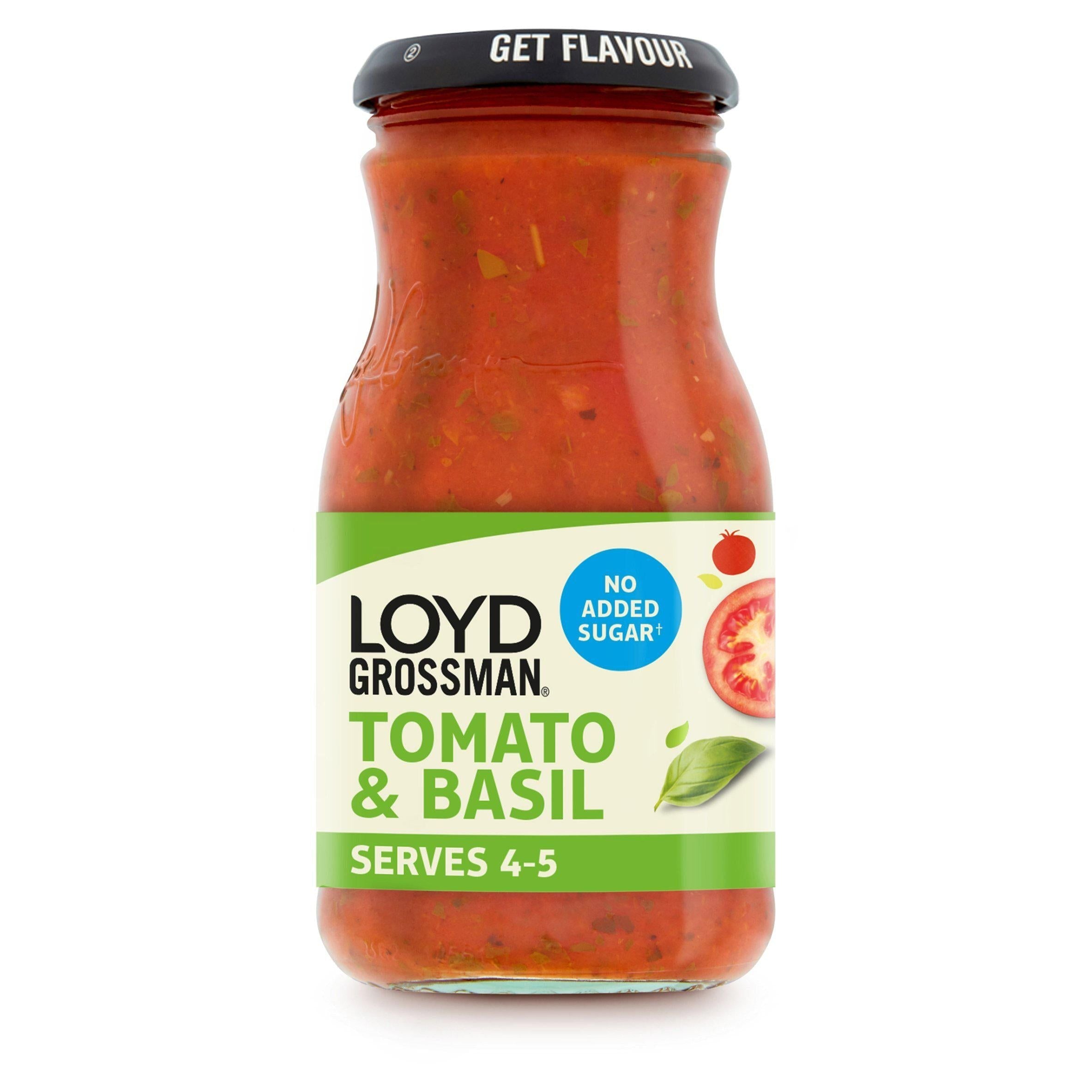 Loyd Grossman No Added Sugar Tomato &amp;amp; Basil Pasta Sauce 660g