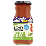 Loyd Grossman Tomato &amp;amp; Basil No Added Sugar   350g