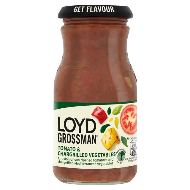 Loyd Grossman Tomato &amp;amp; Chargrilled Vegetable Sauce   350g