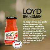 Loyd Grossman Tomato &amp;amp; Chilli Pasta Sauce   350g