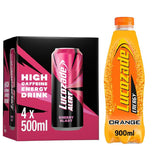 Lucozade Energy Bottle &amp;amp; Alert Cans Bundle