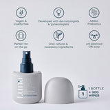 Luna Daily The Everywhere Spray-to-Wipe Fragrance Free 100ml Original