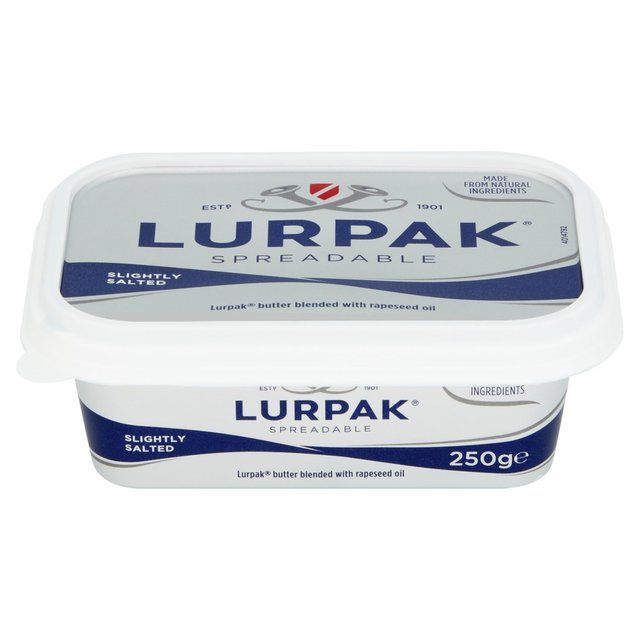 Lurpak Slightly Salted Spreadable Butter   250g