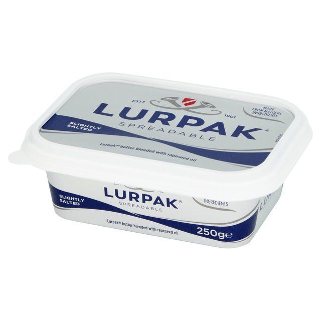 Lurpak Slightly Salted Spreadable Butter   250g