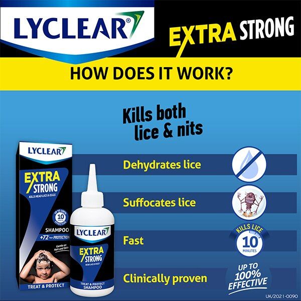 Lyclear Extra Strong Treat &amp;amp; Protect Shampoo 200ml