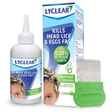 Lyclear Shampoo Head Lice Treatment and Comb 200ml