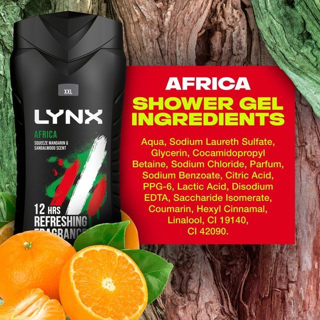 Lynx Africa Body Wash Shower Gel   500ml