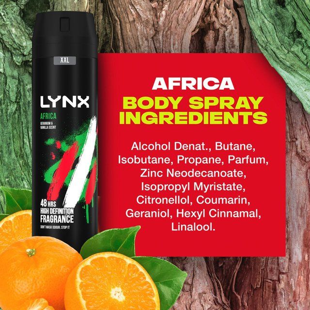 Lynx Africa Deodorant Bodyspray   250ml