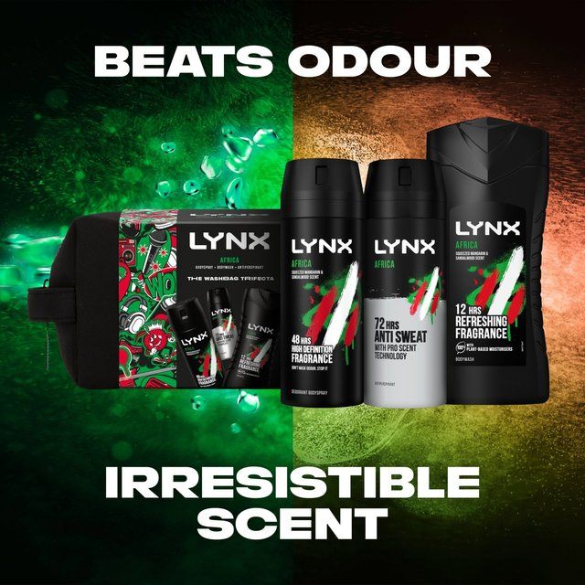 Lynx Africa Washbag Collection Gift Set