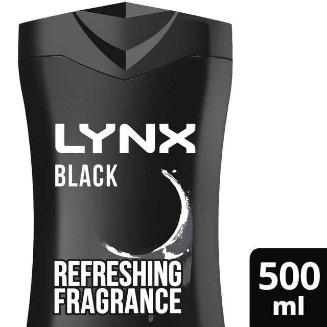 Lynx Black Body Wash Shower Gel   500ml