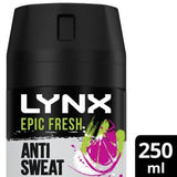Lynx Epic Fresh Grapefruit &amp;amp; Tropical Pineapple Scent Antiperspirant Deodorant for Men 250ml