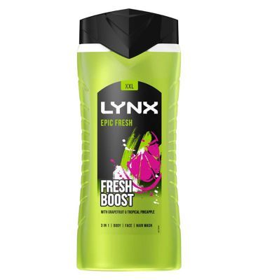 Lynx Epic Fresh Grapefruit &amp;amp; Tropical Pineapple Scent Shower Gel 500ml