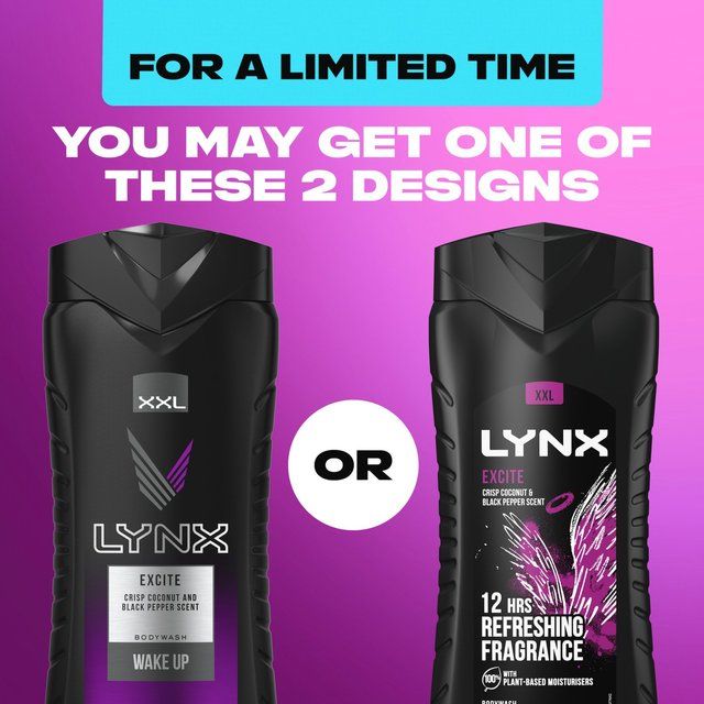 Lynx Excite Body Wash Shower Gel    500ml