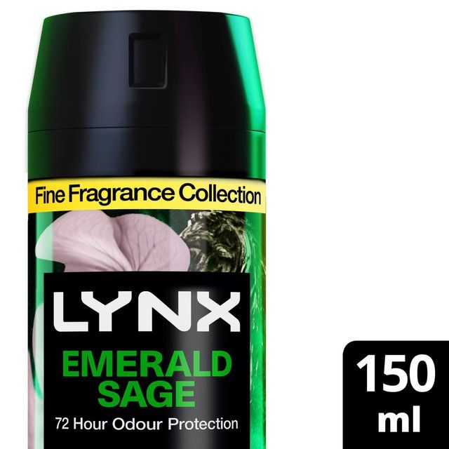 Lynx Fine Fragrance Collection Premium Deodorant Bodyspray Emerald Sage   150ml