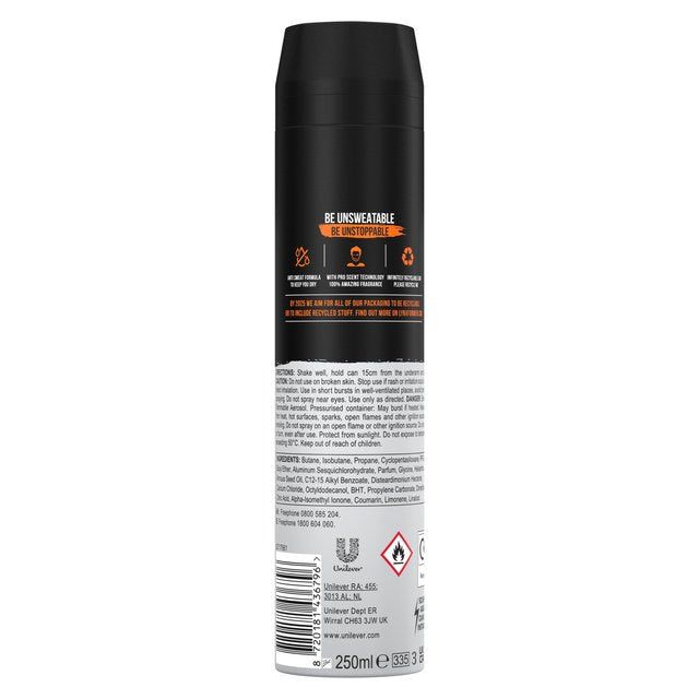 Lynx Men Antiperspirant Deodorant Aerosol Jungle Fresh   250ml