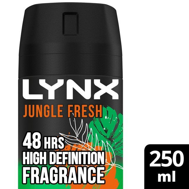 Lynx Men Deodorant Bodyspray Aerosol Jungle Fresh   250ml