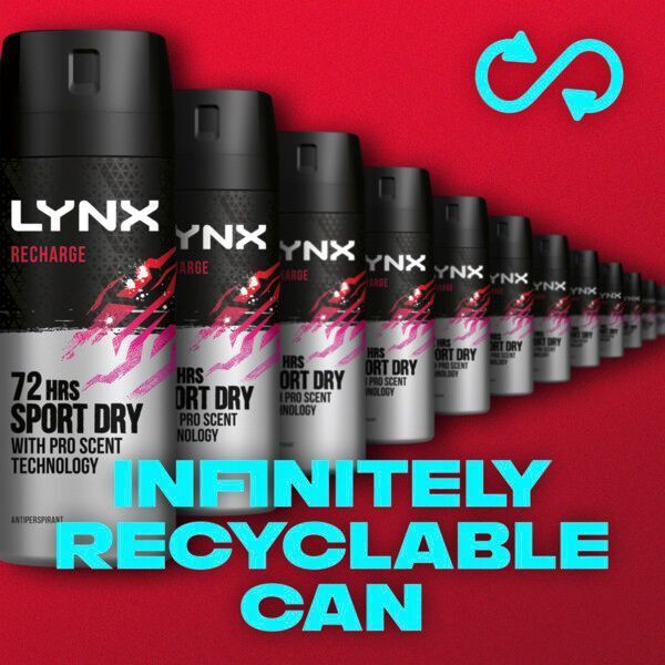 Lynx Sport Dry recharge Anti-perspirant Deodorant Spray
