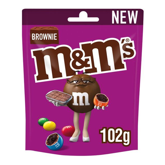 M&amp;amp;M's Brownie Bites Milk Chocolate Pouch Bag   102g