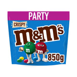 M&amp;amp;M's Crispy Milk Chocolate Party Mix Bulk Snack Bag 850g