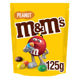 M&amp;amp;M's Crunchy Peanut &amp;amp; Milk Chocolate Bites Pouch Bag 125g