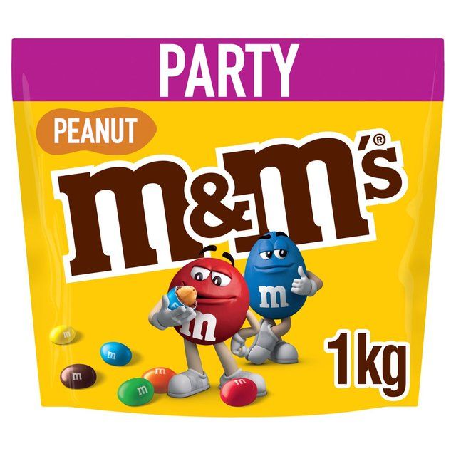 M&amp;amp;M's Crunchy Peanut &amp;amp; Milk Chocolate Party Mix Bulk Snack Bag   1kg