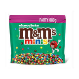 M&amp;amp;M's Minis Milk Chocolate Party Mix Bulk Snack Bag   800g