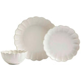 M&amp;amp;S 12 Piece Scallop Dinner Set  Natural   12 per pack