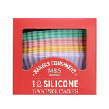 M&amp;amp;S 12 Silicone Baking Cases   12 per pack