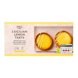 M&amp;amp;S 2 Sicilian Lemon Tarts Frozen   140g