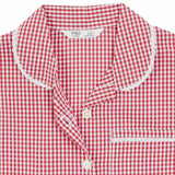 M&amp;amp;S 2pk Girls' Cotton Gingham School Dresses 4-10 Years Red