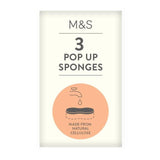 M&amp;amp;S 3 Pop Up Sponges   3 per pack