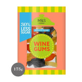 M&amp;amp;S 30% Reduced Sugar Wine Gums   175g