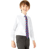 M&amp;amp;S 3pk Regular Fit Easy Iron Shirts 3-14 Years White