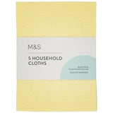 M&amp;amp;S 5 Household Cloths   5 per pack