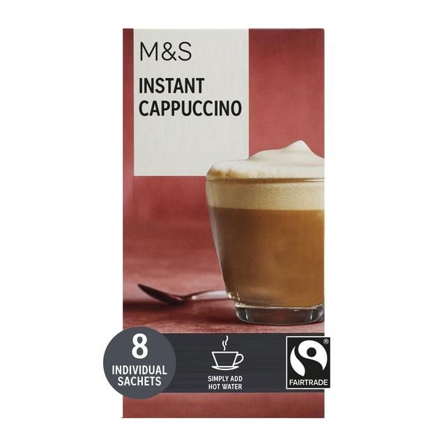 M&amp;amp;S 8 Instant Cappuccino Sachets   124g