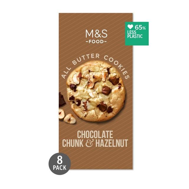 M&amp;amp;S All Butter Chocolate Chunk &amp;amp; Hazelnut Cookies   200g