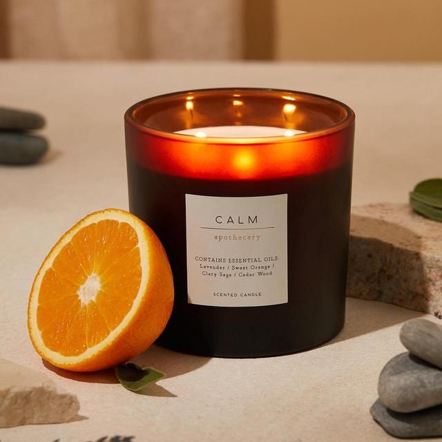 M&amp;amp;S Apothecary Calm Large 3 Wick Scented Candle