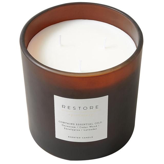 M&amp;amp;S Apothecary Restore Large 3 Wick Scented Candle