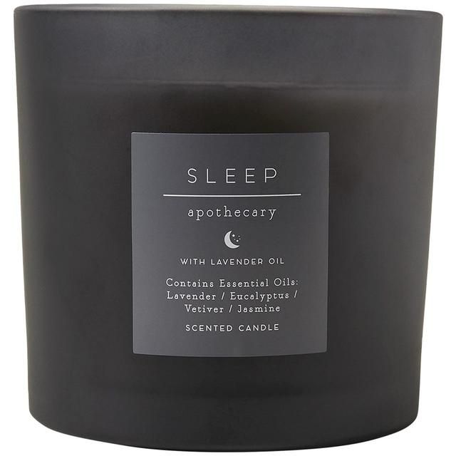 M&amp;amp;S Apothecary Sleep 3 Wick Candle Grey