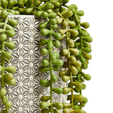 M&amp;amp;S Artificial String of Pearls in Ceramic Pot 16X38.1cm