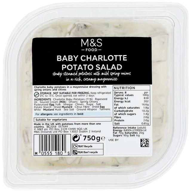 M&amp;amp;S Baby Charlotte Potato Salad   750g