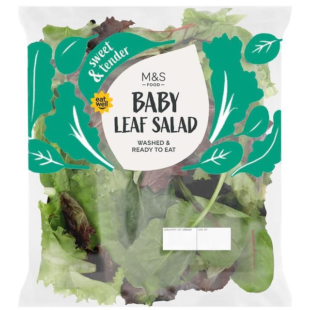 M&amp;amp;S Baby Leaf Salad Washed &amp;amp; Ready to Eat   80g