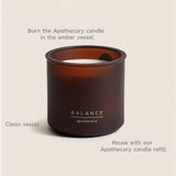 M&amp;amp;S Balance Refillable Candle one size Amber