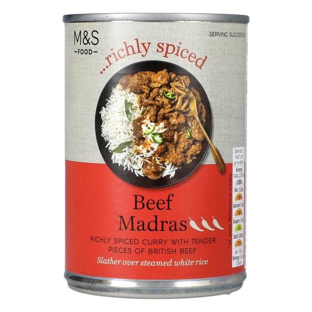 M&amp;amp;S Beef Madras   400g