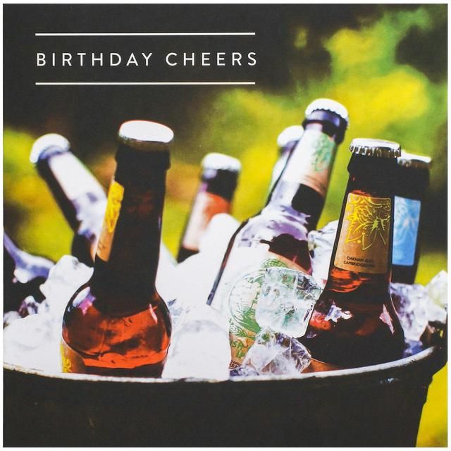 M&amp;amp;S Beer Bottle Birthday Card