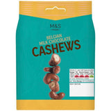 M&amp;amp;S Belgian Milk Chocolate Cashews   85g