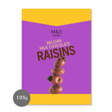 M&amp;amp;S Belgian Milk Chocolate Raisins   125g