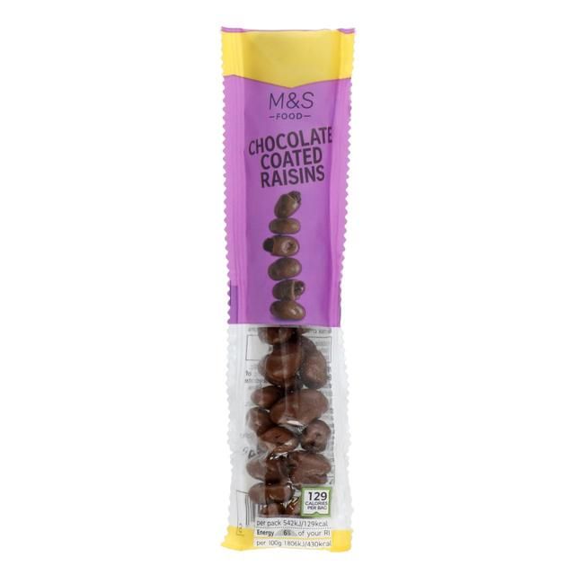 M&amp;amp;S Belgian Milk Chocolates Coated Raisins   30g