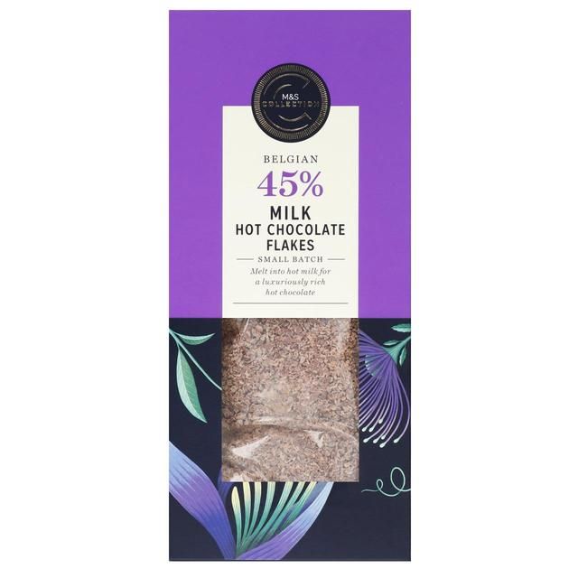 M&amp;amp;S Belgian Milk Hot Chocolate Flakes   250g
