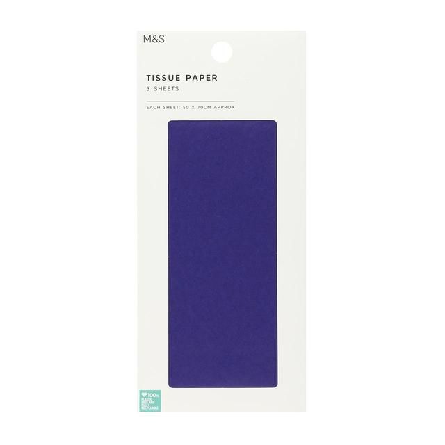 M&amp;amp;S Blue Tissue Paper
